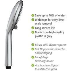 Wenko Duschsystem Watersaving Chrom -Duschwelt Verkauf 903225 1068 08