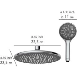 Wenko Duschsystem Watersaving Chrom -Duschwelt Verkauf 903225 1068 13