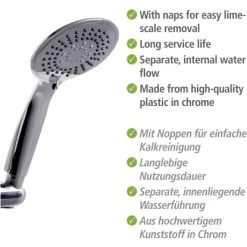 Wenko Brauseset Young Chrom -Duschwelt Verkauf 903234 1068 06