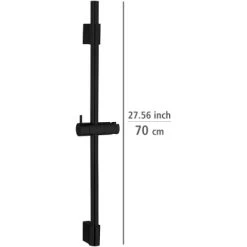 Wenko Duschstange Classic Schwarz 70 Cm -Duschwelt Verkauf 903263 1068 04