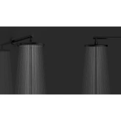 Wenko Regenduschkopf Ultimate Shower Schwarz/Grau Ø 25 Cm -Duschwelt Verkauf 903630 1068 09