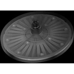 Wenko Regenduschkopf Ultimate Shower Schwarz/Grau Ø 25 Cm -Duschwelt Verkauf 903630 1068 11