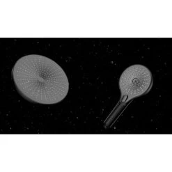 Wenko Regenduschkopf Ultimate Shower Schwarz/Grau Ø 25 Cm -Duschwelt Verkauf 903630 1068 15