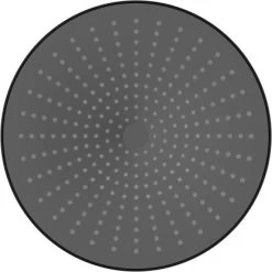 Wenko Regenduschkopf Ultimate Shower Schwarz/Grau Ø 25 Cm -Duschwelt Verkauf 903630 1068 16