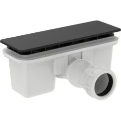 Ideal Standard Ablaufgarnitur Ultra Flat New Schwarz -Duschwelt Verkauf 9803271 3049 3