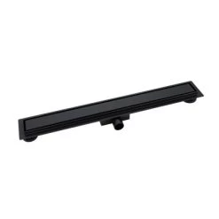 Verosan+ Duschrinnen-Komplettset Lech 70 Cm Matt-Schwarz