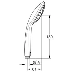 Grohe Handbrause Euphoria 110 Mono -Duschwelt Verkauf phoria 110 mono handbrause 1