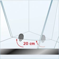 Schulte ExpressPlus Runddusche Kristall/Trend Inkl. Duschwanne 80x80cm 16 Schulte ExpressPlus Runddusche Kristall/Trend Inkl. Duschwanne 80x80cm -Duschwelt Verkauf tail abklappmechanismaus a