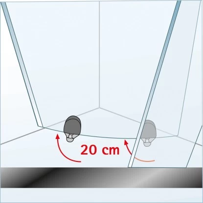 Schulte ExpressPlus Runddusche Kristall/Trend Inkl. Duschwanne 80x80cm 9 Schulte ExpressPlus Runddusche Kristall/Trend Inkl. Duschwanne 80x80cm – Bild 7